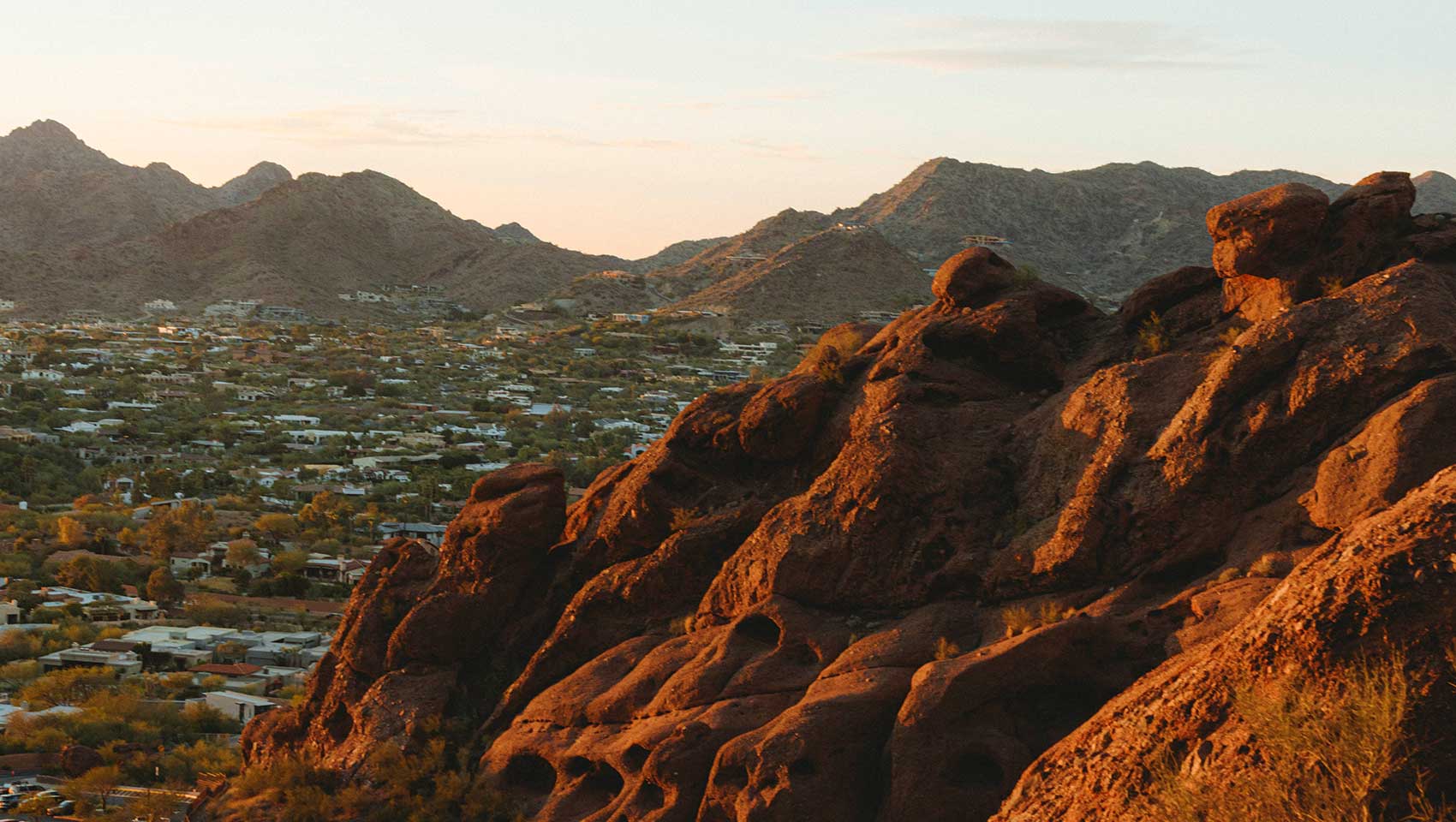 mountain in arizona overlooking scottsdale