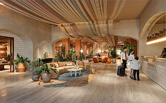 Desk and chair in Kimpton Miralina