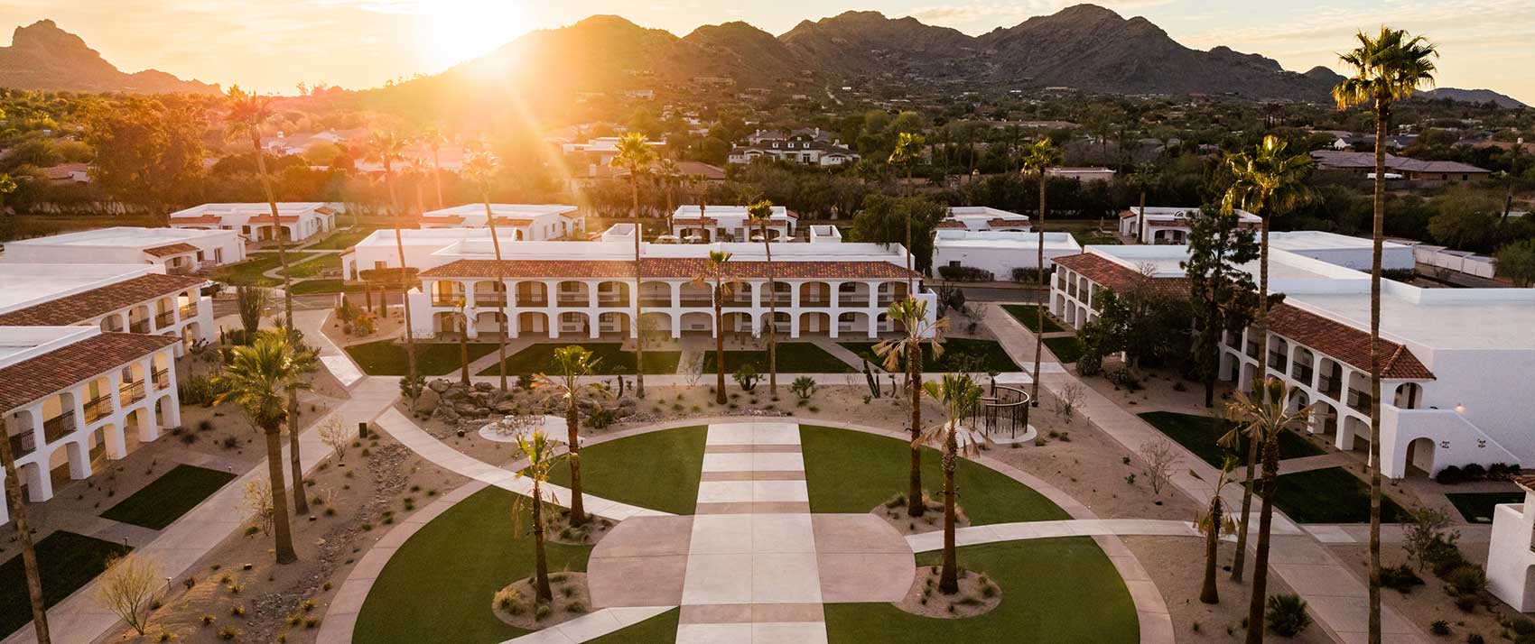 Drone shot of Kimpton Miralina grounds